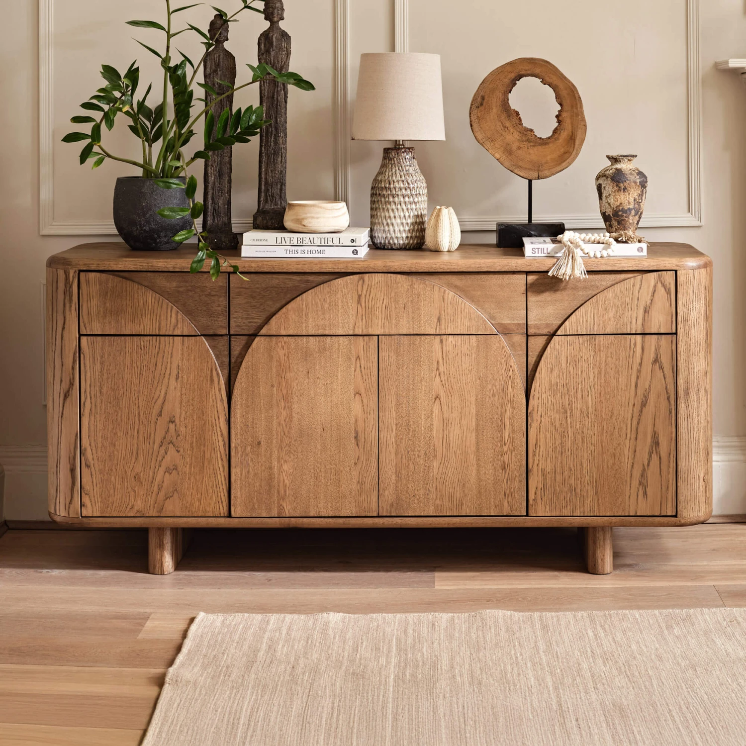 Adelphi Rustic Oak Sideboard 3 Adelphi Rustic Oak Sideboard