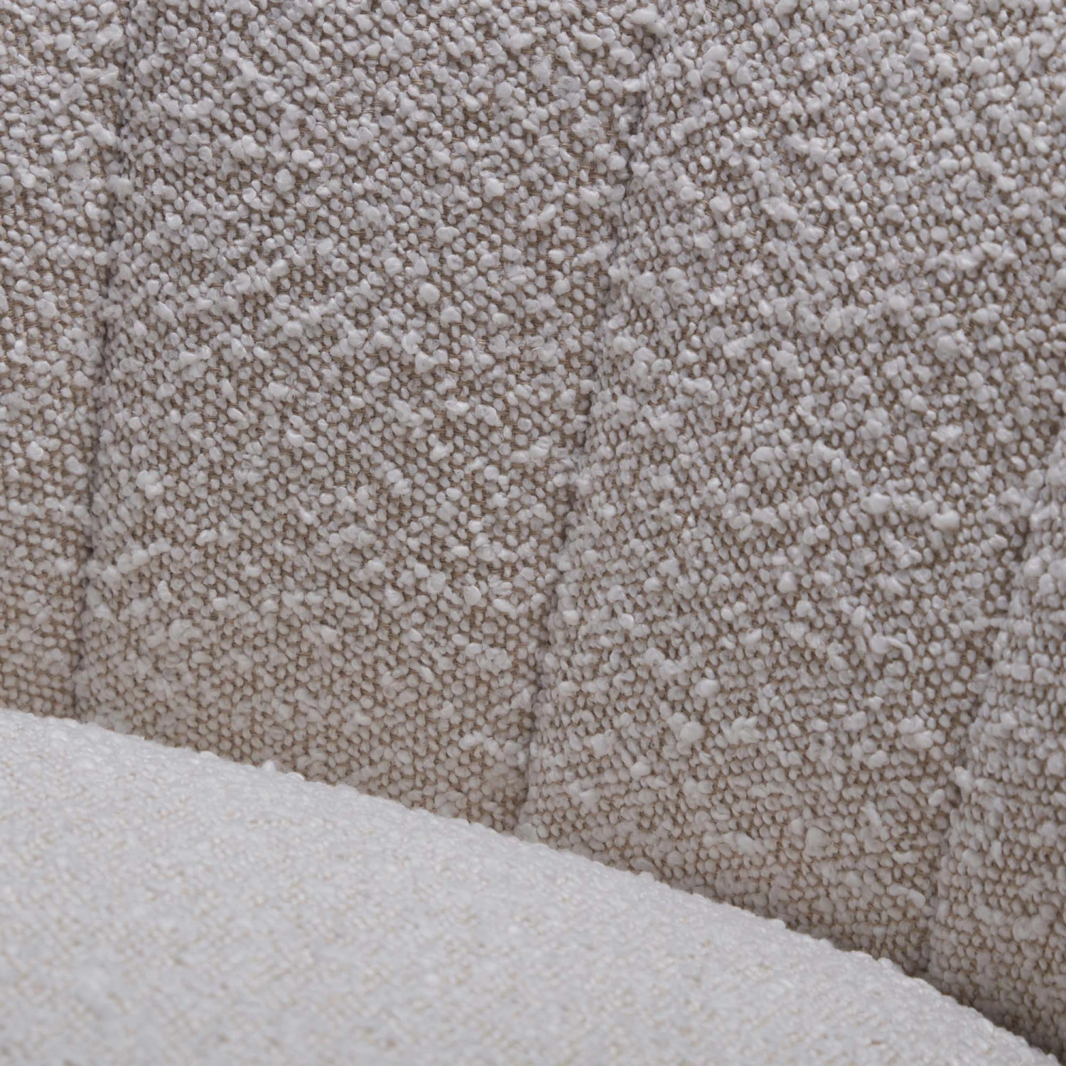 Gisele Ivory Boucle Fabric Swivel Chair 9 Gisele Ivory Boucle Fabric Swivel Chair - Image 7