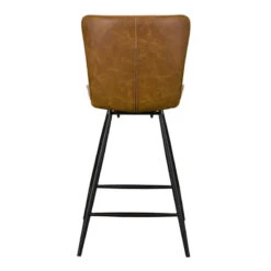 Estelle Swivel Counter Bar Stool In Tan Faux Leather -Housing Units Shop 57499f9d9f6217fb798500002c33674e