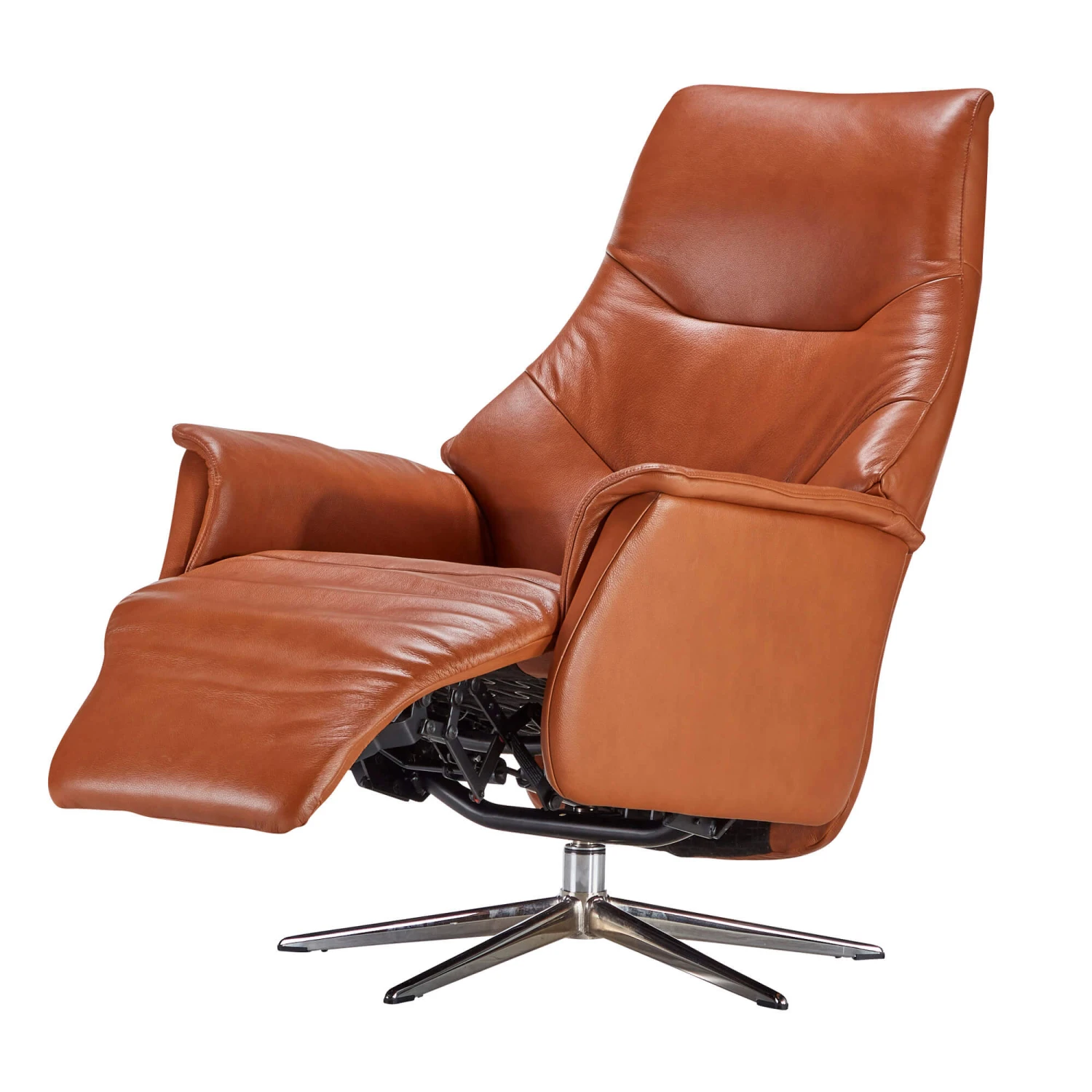 Primo Leather Manual Recliner Armchair 4 Primo Leather Manual Recliner Armchair - Image 2