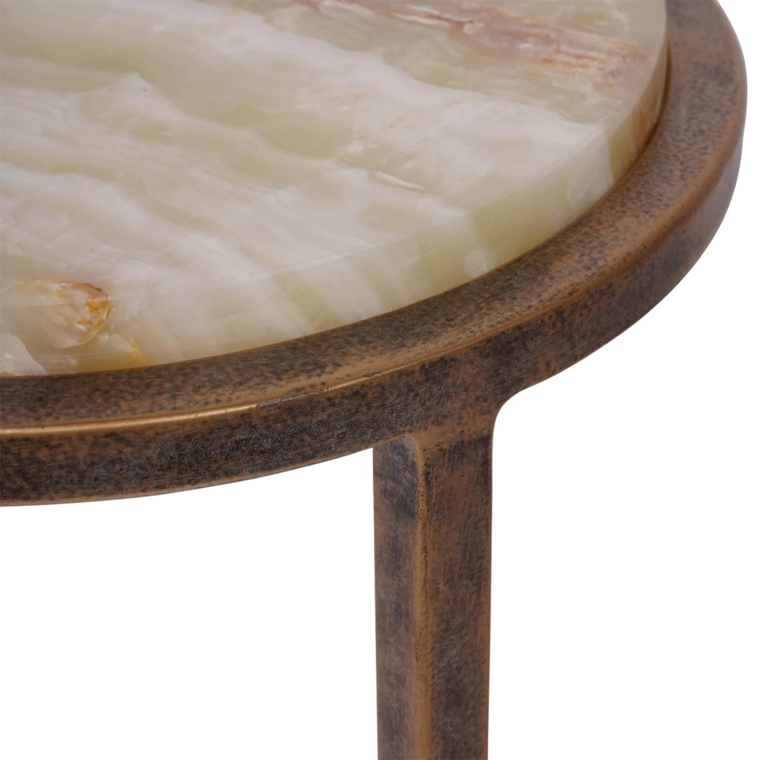 Libra Iota Green Onyx Accent Side Table 7 Libra Iota Green Onyx Accent Side Table - Image 5