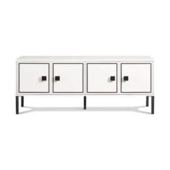 Frank Olsen Mia Large White TV Stand -Housing Units Shop 57bb271498b2cf067df51a04b28adea8
