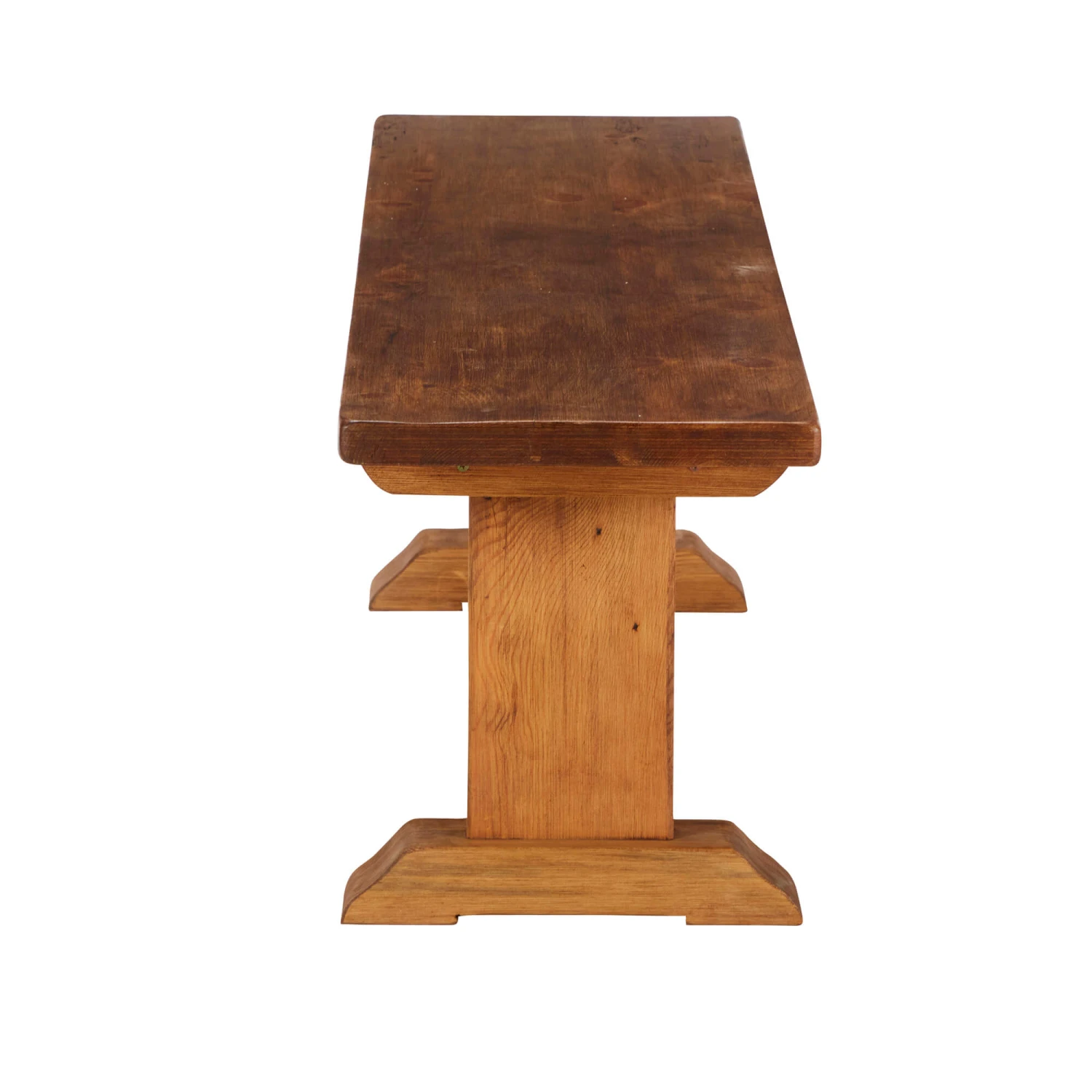 Tallina 200cm Dining Bench Brown Double Polished 5 Tallina 200cm Dining Bench Brown Double Polished - Image 3