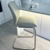 Roma Taupe Faux Leather Bar Stool -Housing Units Shop 5b16b621af84b8ea1b5bc0cd8e5b8db1