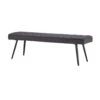 Moretti Grey Faux Leather Straight Dining Bench -Housing Units Shop 5b76bc6ddbf946f76b1341d4241a417a