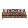 Duresta Hornblower Imperial Gold Fabric 3 Seater Sofa