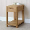 Stockholm Light Oak Compact Lamp Table