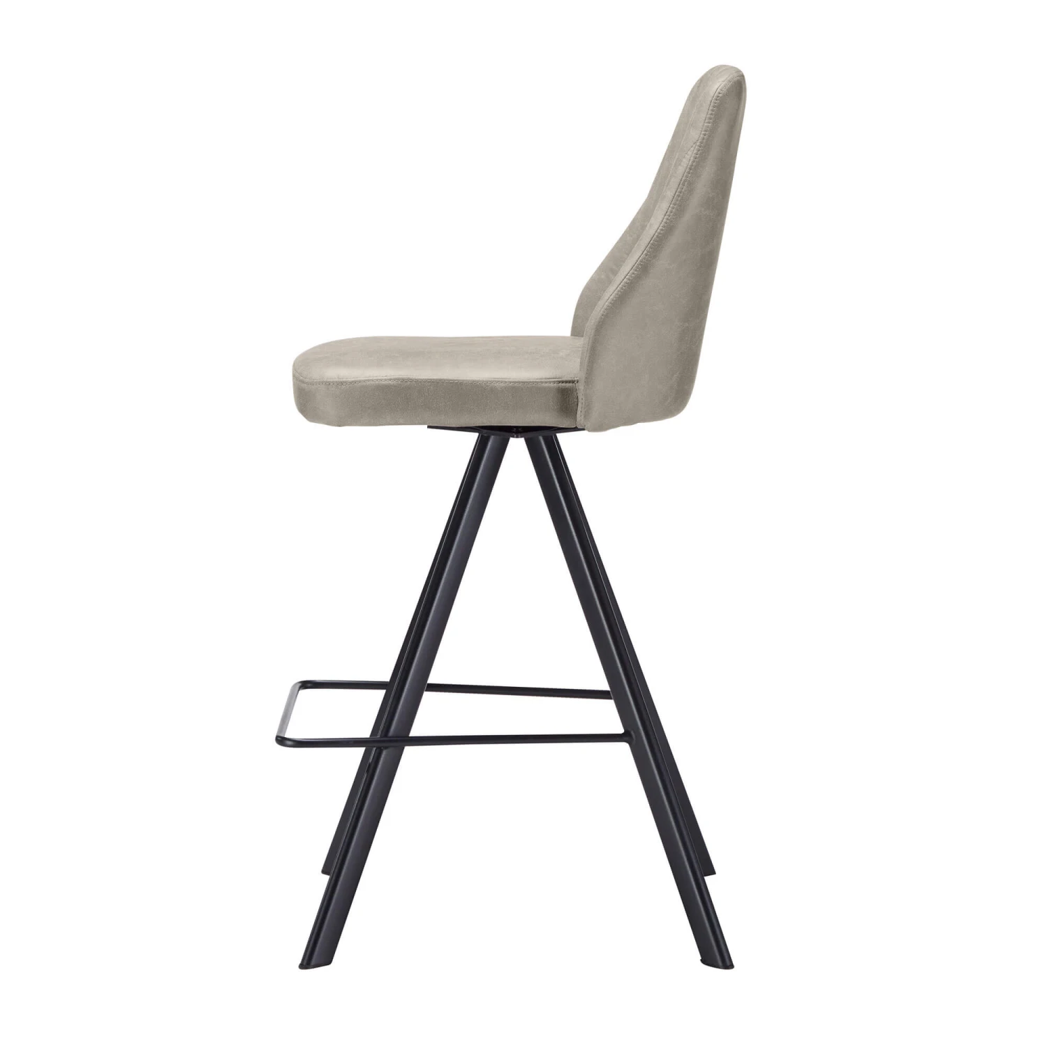 Athenia Counter Bar Stool In Light Grey 5 Athenia Counter Bar Stool In Light Grey - Image 3