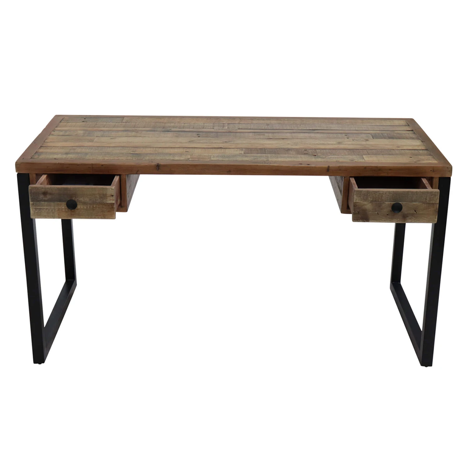 Malmo Reclaimed Timber Rectangular Desk 6 Malmo Reclaimed Timber Rectangular Desk - Image 4