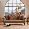 Tetrad Arbroath Brown Tweed Herringbone Fabric Petite Sofa -Housing Units Shop 5ebc16e97b2b4bf9b3a46a16075d69ed