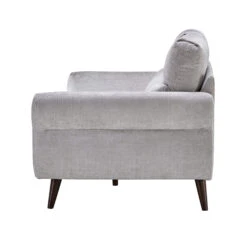 Corniche Grey Fabric 3 Seater Sofa -Housing Units Shop 5f31d0d3e0c5516a3932e2f6352f5021