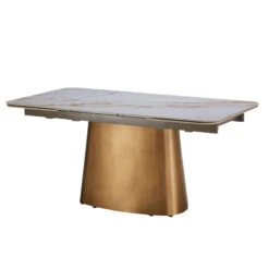 Priama Ceramic Dining Table With 6 Rosina Fabric Dining Chairs -Housing Units Shop 5f48ee6df543545f708e0067ffbbdfff