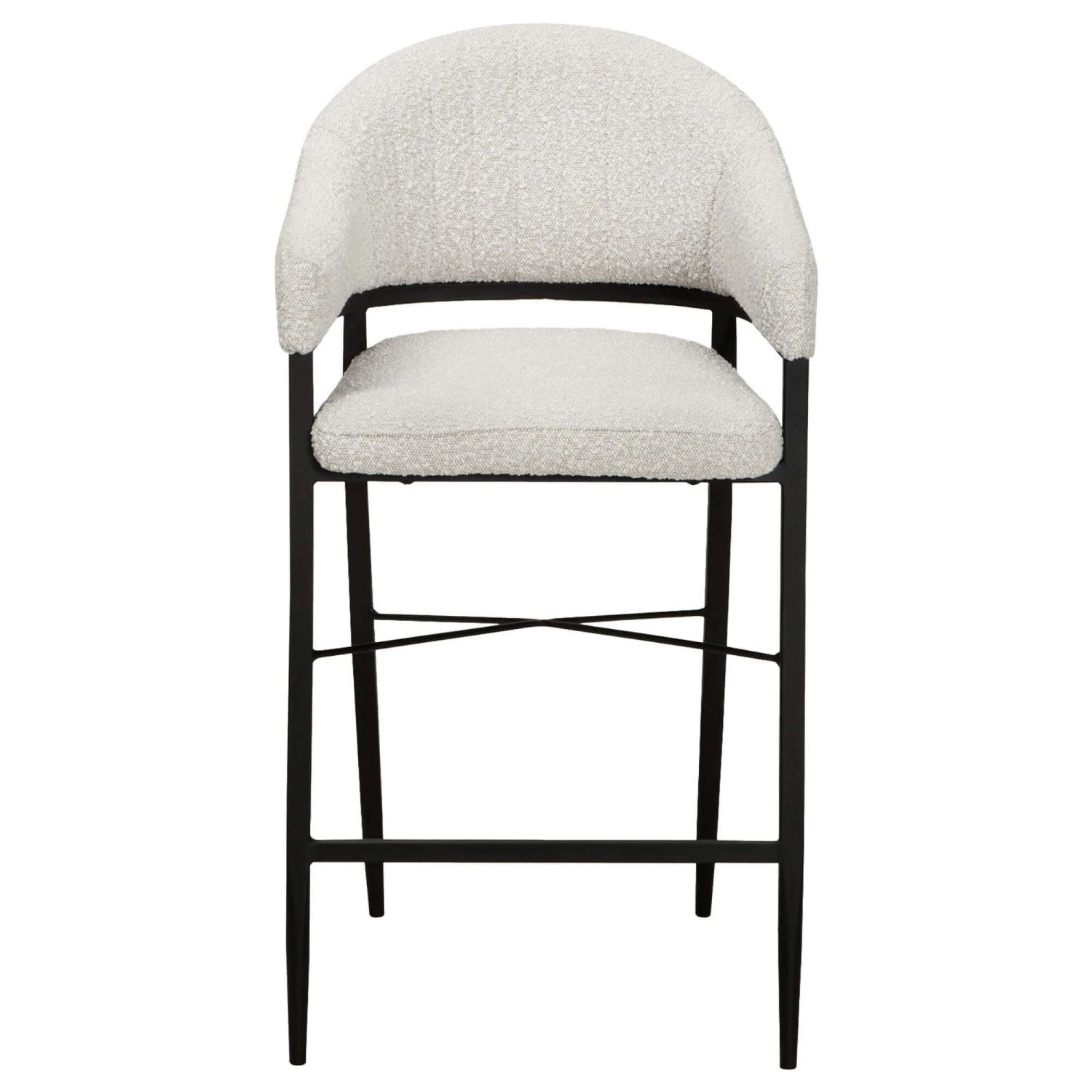 Rosita Cream Boucle Fabric Counter Bar Stool 3 Rosita Cream Boucle Fabric Counter Bar Stool
