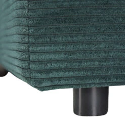 Solace Green Ribbed Fabric Corner Sofa -Housing Units Shop 6160a45c7f155ccd2f78b8e1ed0dfaaf