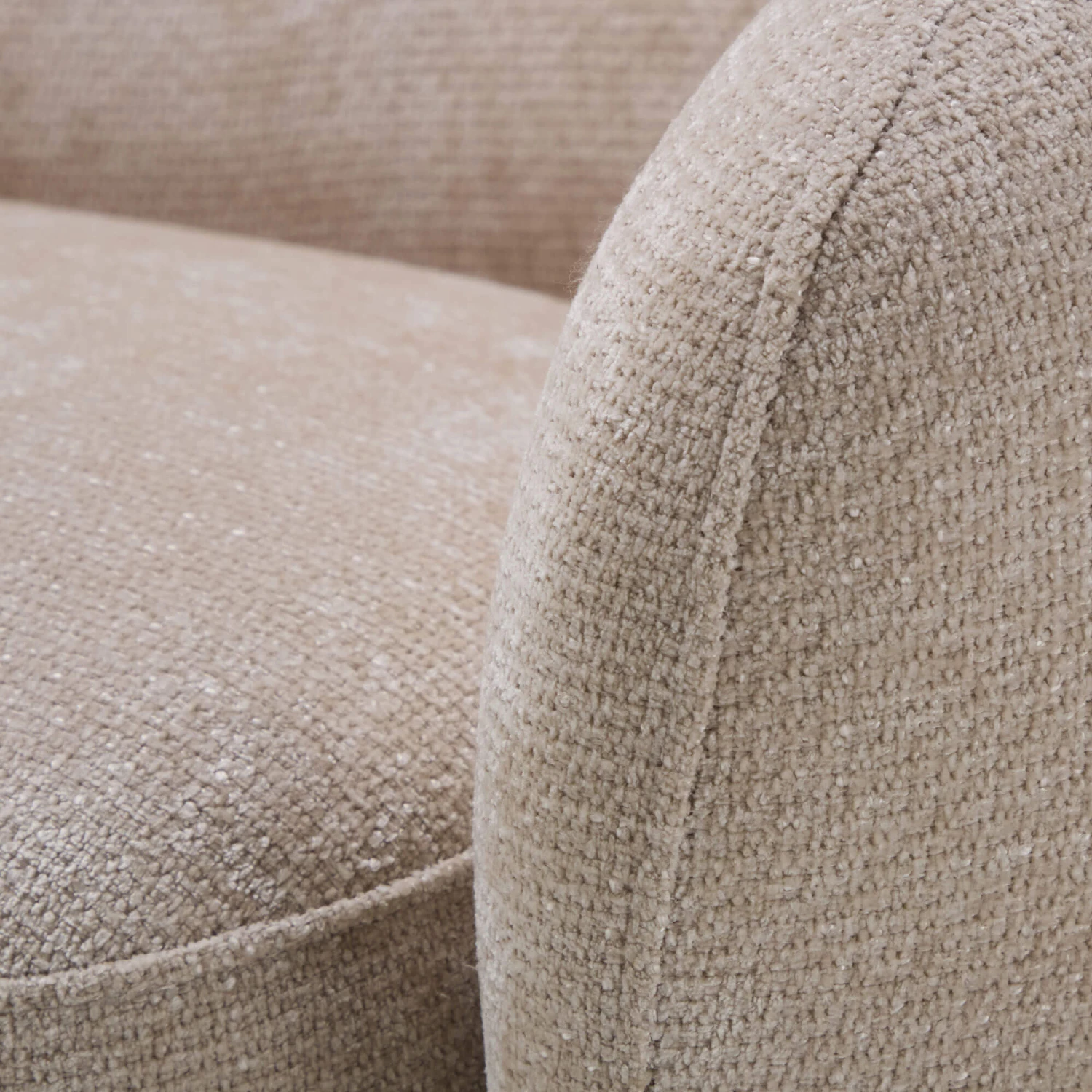 Rondo Cream Fabric 3 Seater Sofa 7 Rondo Cream Fabric 3 Seater Sofa - Image 5