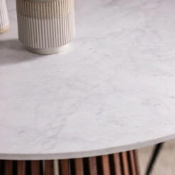 Alani Round Marble Dining Table -Housing Units Shop 621d10f2d2198f46a8524ab17d99e7c7