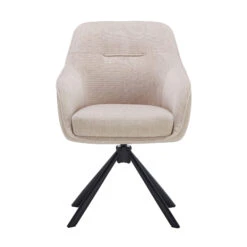 Artemis Round Extending Dining Table With 4 Ava Swivel Cream Dining Chairs -Housing Units Shop 6240c7a2d11f821ae59c4b78f933b1a1