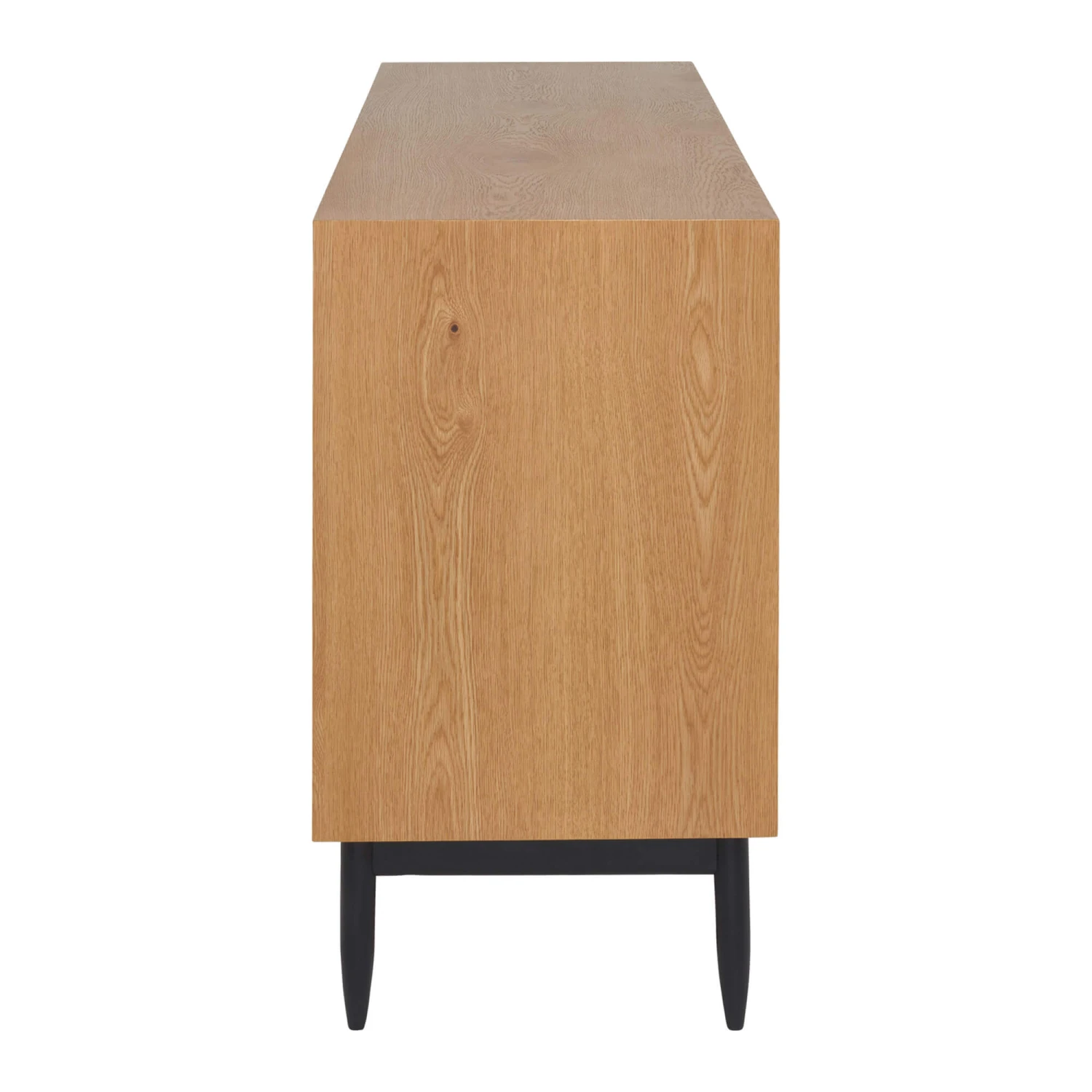 Ercol Monza Large Black Oak 2 Door 3 Drawer Sideboard 6 Ercol Monza Large Black Oak 2 Door 3 Drawer Sideboard - Image 4