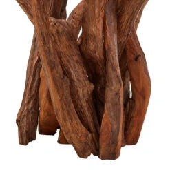 Java Teak 130cm Round Dining Table With 4 Eros Beige Dining Chairs -Housing Units Shop 6353afe4608dbc8f88812973e4b1e88c