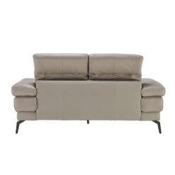 Natuzzi Editions Dado Stone Grey Leather 2 Seater Sofa -Housing Units Shop 63f3a4d886c8cfccf663861b19056837