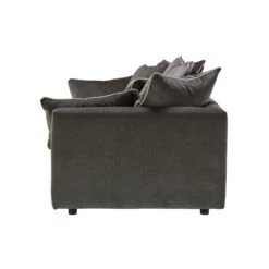 Gabriella Dusk Charcoal Fabric Extra Large Pillow Back Split Sofa -Housing Units Shop 64731b6cd983884386d8894d6b949b3a