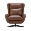 Emilio Tan Brown Leather Swivel Chair 1 Emilio Tan Brown Leather Swivel Chair -Housing Units Shop 648a45523c81e02612ba09b8d2a1208a