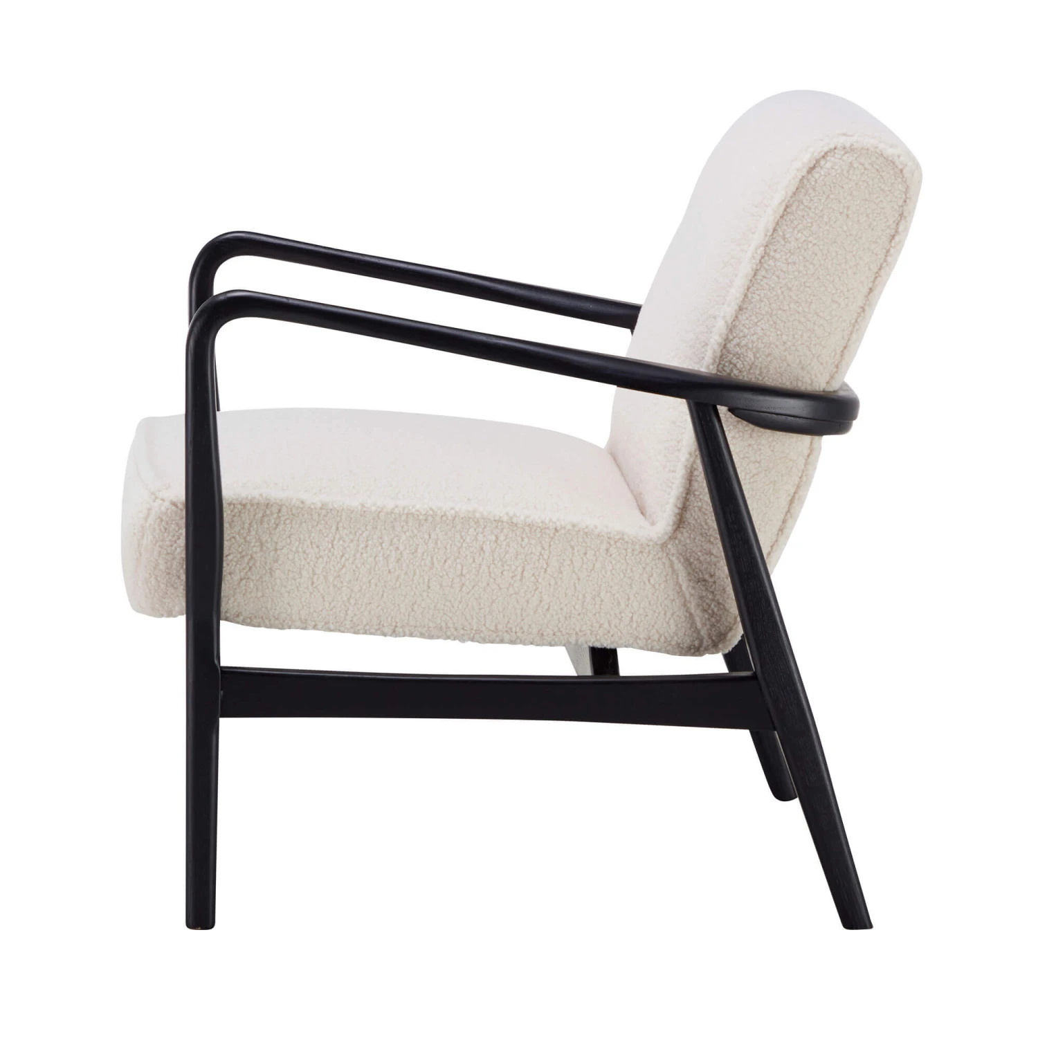 Hansen Black Wooden Accent Armchair 5 Hansen Black Wooden Accent Armchair - Image 3
