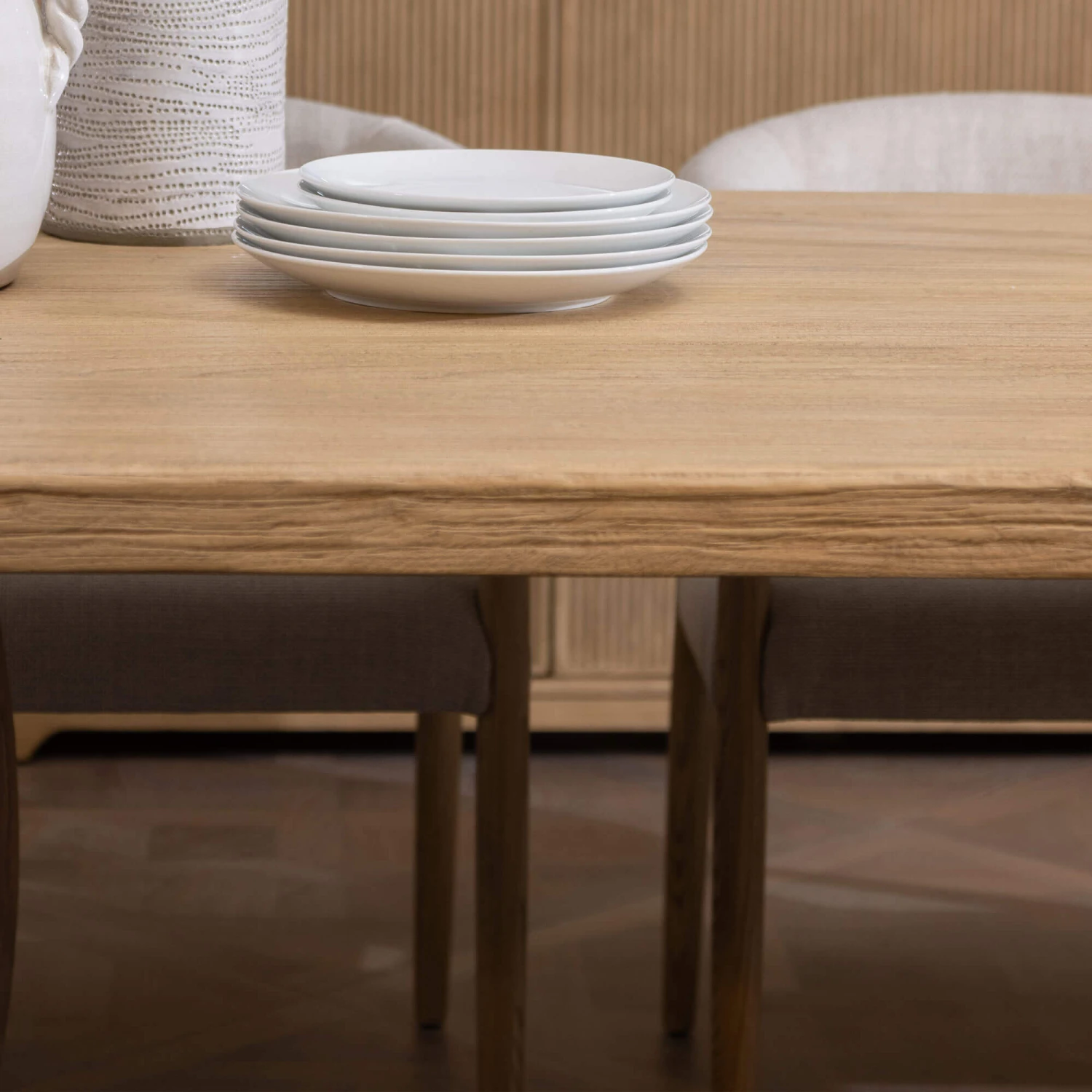 Linea 240cm Elm Wood Dining Table 11 Linea 240cm Elm Wood Dining Table - Image 9
