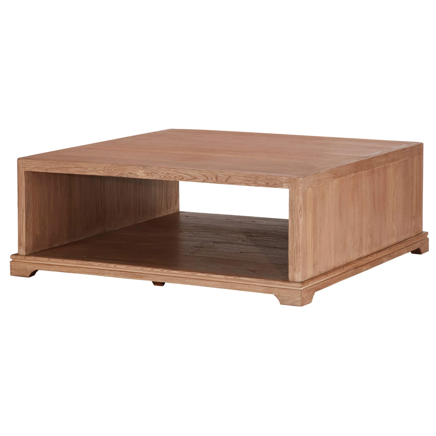 Linea Square Elm Wood Coffee Table 4 Linea Square Elm Wood Coffee Table - Image 2