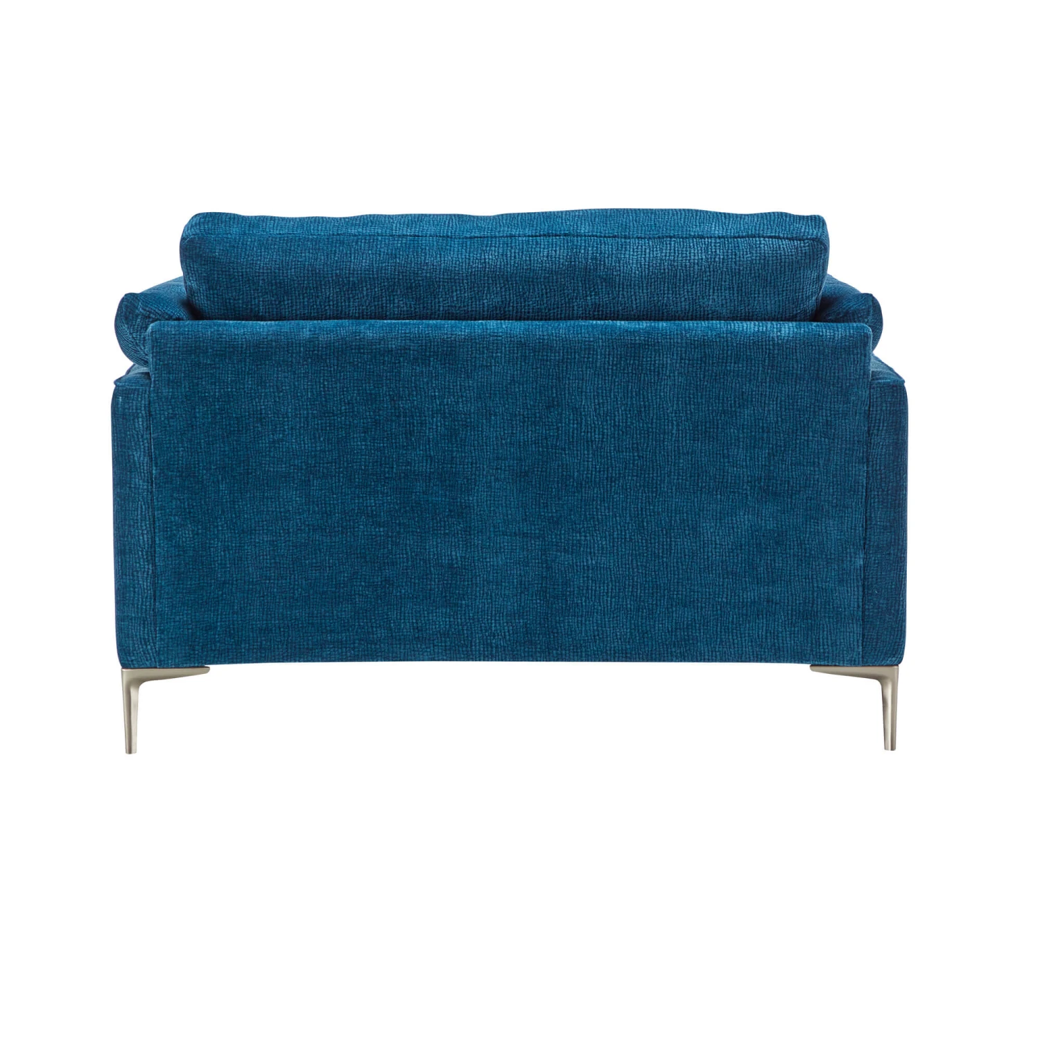 Michelle Blue Fabric Snuggler Sofa 6 Michelle Blue Fabric Snuggler Sofa - Image 4