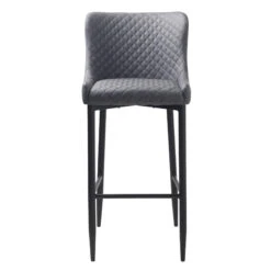 Toby Grey Faux Leather Counter Bar Stool -Housing Units Shop 6852b31ce0d890f6849b94a2b30f1401