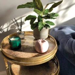 Libra Vienna Atlas Set Of 2 Side Tables In Antique Gold -Housing Units Shop 68966eff5d9ec5e09da0c49f4f78fc52