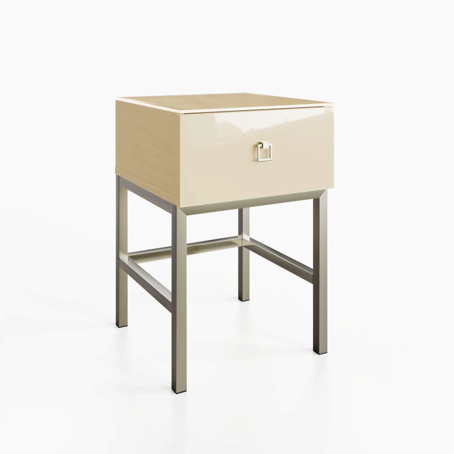 Frank Olsen Lyra Antique White Lamp Table 4 Frank Olsen Lyra Antique White Lamp Table - Image 2