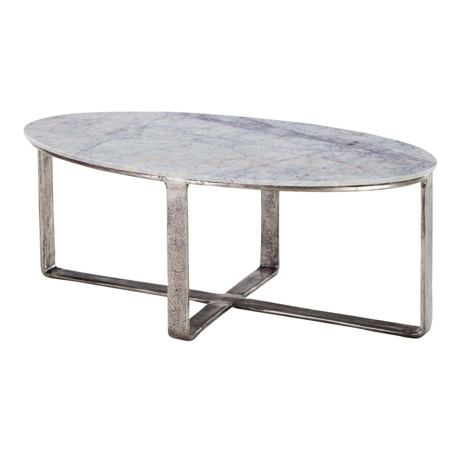 Casablanca Oval Coffee Table With Marble Top 3 Casablanca Oval Coffee Table With Marble Top