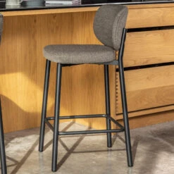 Sofia Brown Boucle Counter Bar Stool