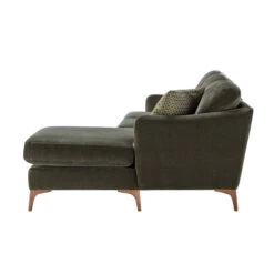 Harrison Conifer Green Fabric Right Hand Chaise Sofa -Housing Units Shop 699179b4c8bb989e49f179c3503189c4