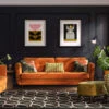 Orla Kiely Ivy Bandon Orange Velvet Large Sofa 1 Orla Kiely Ivy Bandon Orange Velvet Large Sofa -Housing Units Shop 6a86e9fcea070d11aae8e243044f03e2