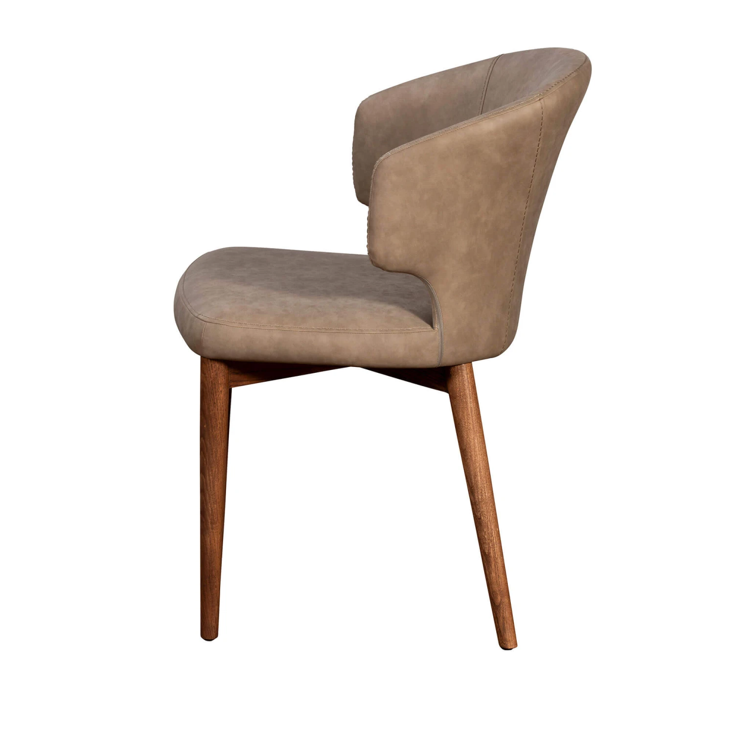 Java Teak 130cm Round Dining Table With 4 Ramona Brown Dining Chairs 9 Java Teak 130cm Round Dining Table With 4 Ramona Brown Dining Chairs - Image 7