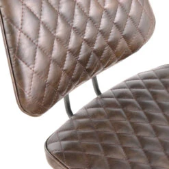 Kiara Dark Brown Counter Faux Leather Bar Chair -Housing Units Shop 6ce24634fbe7e918032b5a8a4442ba6c