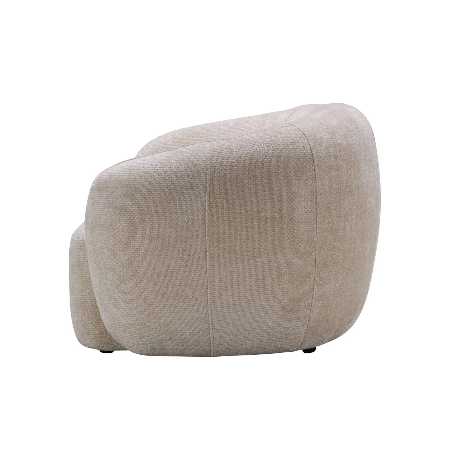 Rondo Cream Fabric Armchair 5 Rondo Cream Fabric Armchair - Image 3
