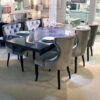 Monza Koto Grey High Gloss Large 196cm Extending Dining Table & 6 Gaudi Silver Velvet Chairs -Housing Units Shop 6f6ad5c89451d1dd8d8f0f27bb90d999 1