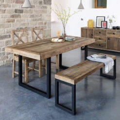 Malmo Reclaimed Timber 180cm Dining Table