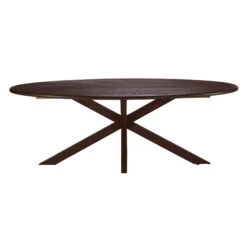Hogarth Brown Oval Ash Wood Dining Table -Housing Units Shop 709f67e5cd54b199930df619c580a45e