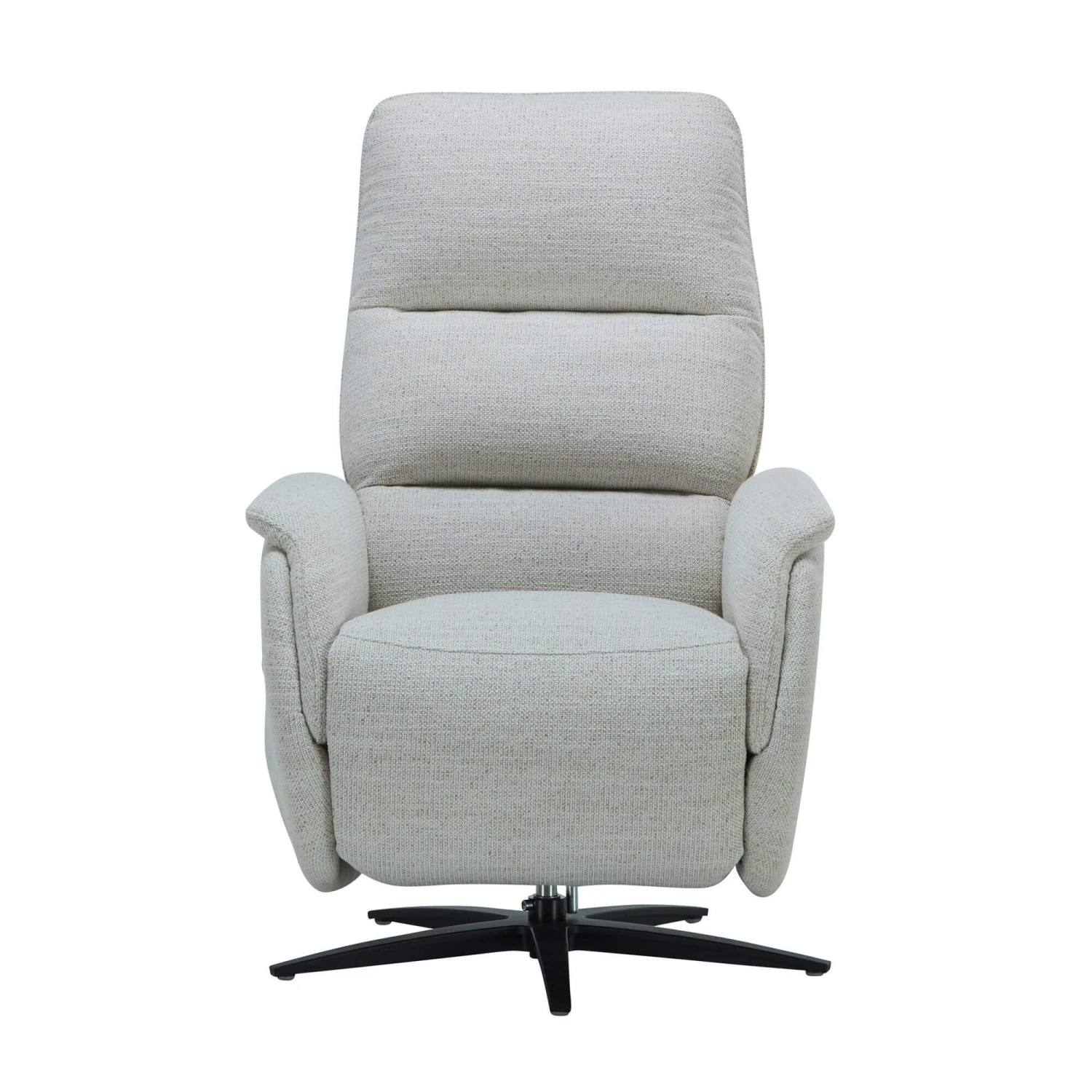 Caleri White Fabric Power Recliner Chair 3 Caleri White Fabric Power Recliner Chair