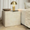 Marius Faux Travertine Side Table 1 Marius Faux Travertine Side Table -Housing Units Shop 71d3c80a33f140c8eade14a8e45fb79b