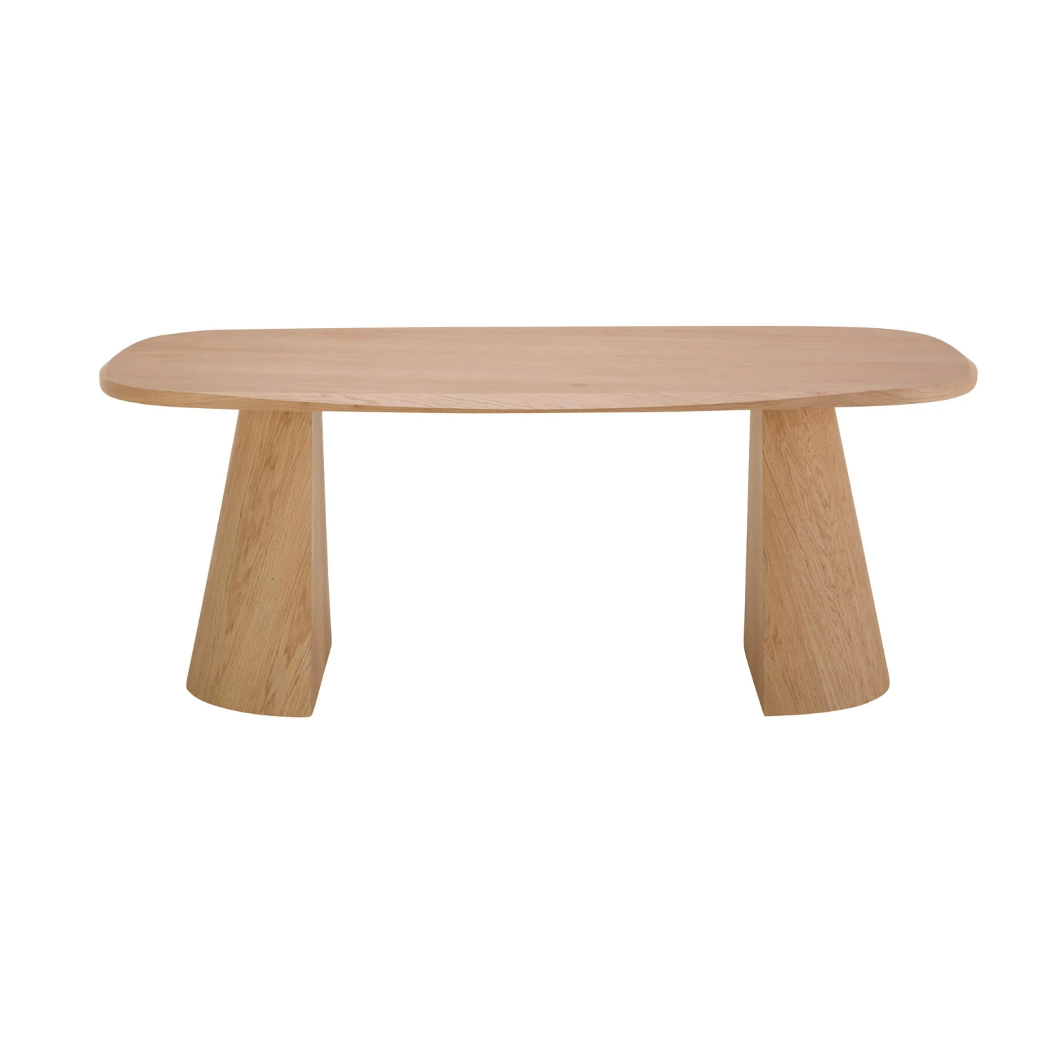 Strata Oval 200cm Natural Oak Dining Table 4 Strata Oval 200cm Natural Oak Dining Table - Image 2