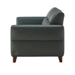 Stressless Fiona Batick Thyme Dark Green Leather 3 Seater Sofa -Housing Units Shop 7232a6fbb927a4b432a4dccda83a9f64