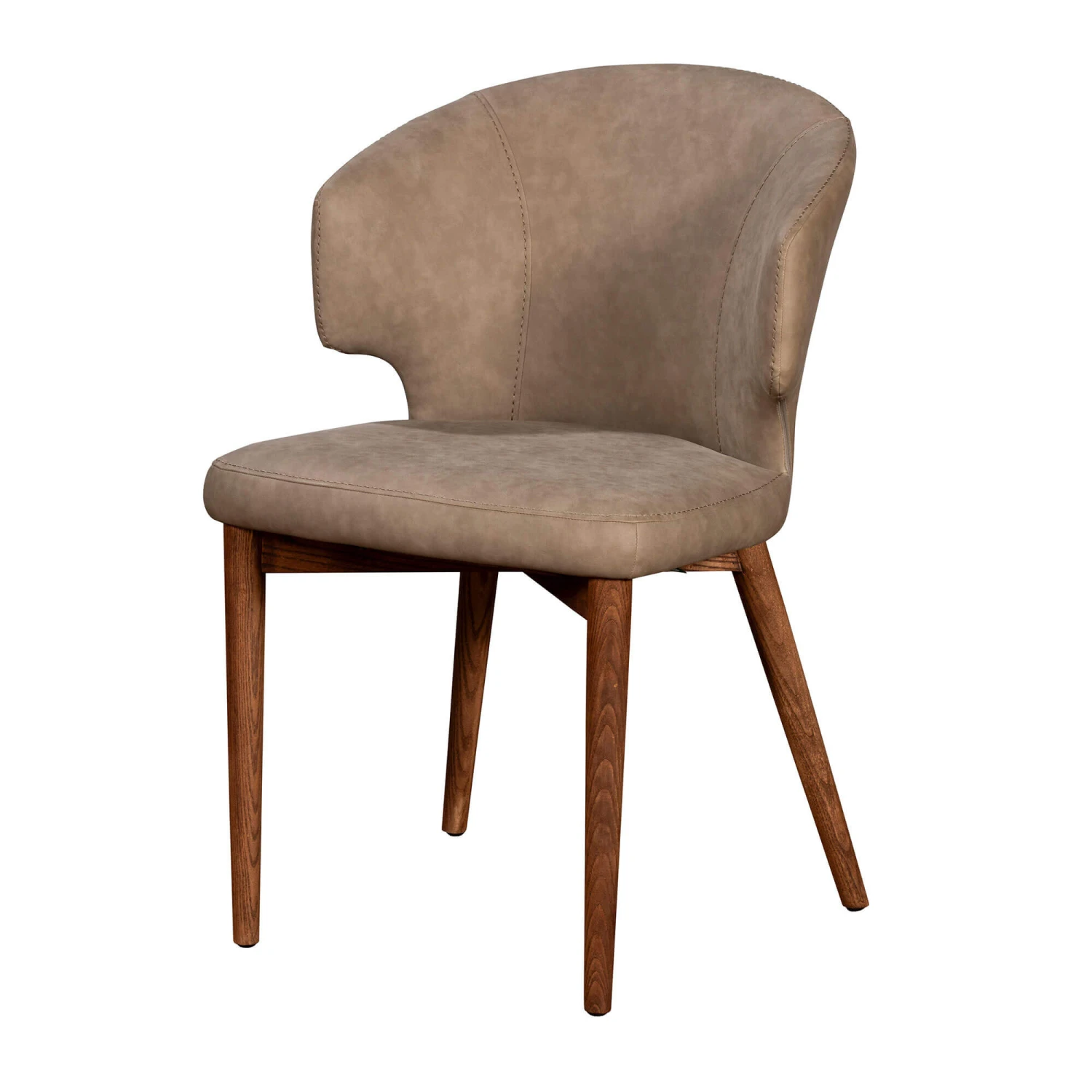 Java Teak 130cm Round Dining Table With 4 Ramona Brown Dining Chairs 7 Java Teak 130cm Round Dining Table With 4 Ramona Brown Dining Chairs - Image 5