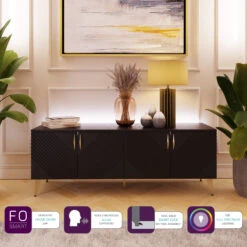 Frank Olsen Ava Black TV Unit 11 Frank Olsen Ava Black TV Unit -Housing Units Shop 7267d4d9a27ffceabfdb40a1d92850f0 1