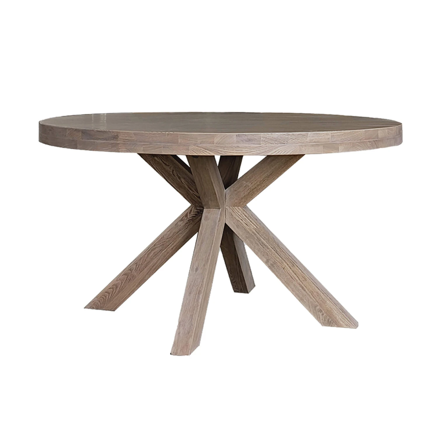 Farrington Oak Dining Table With Corner Bench And 2 Chairs In Natural 4 Farrington Oak Dining Table With Corner Bench And 2 Chairs In Natural - Image 2